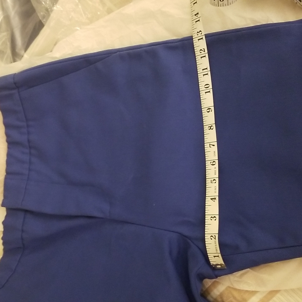 Marni Classic Tapered Leg Cropped Pants Size 10 Blue - Picture 10 of 10